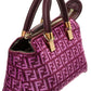 FENDI By The Way Mini Tapestry & Leather Shoulder Bag
