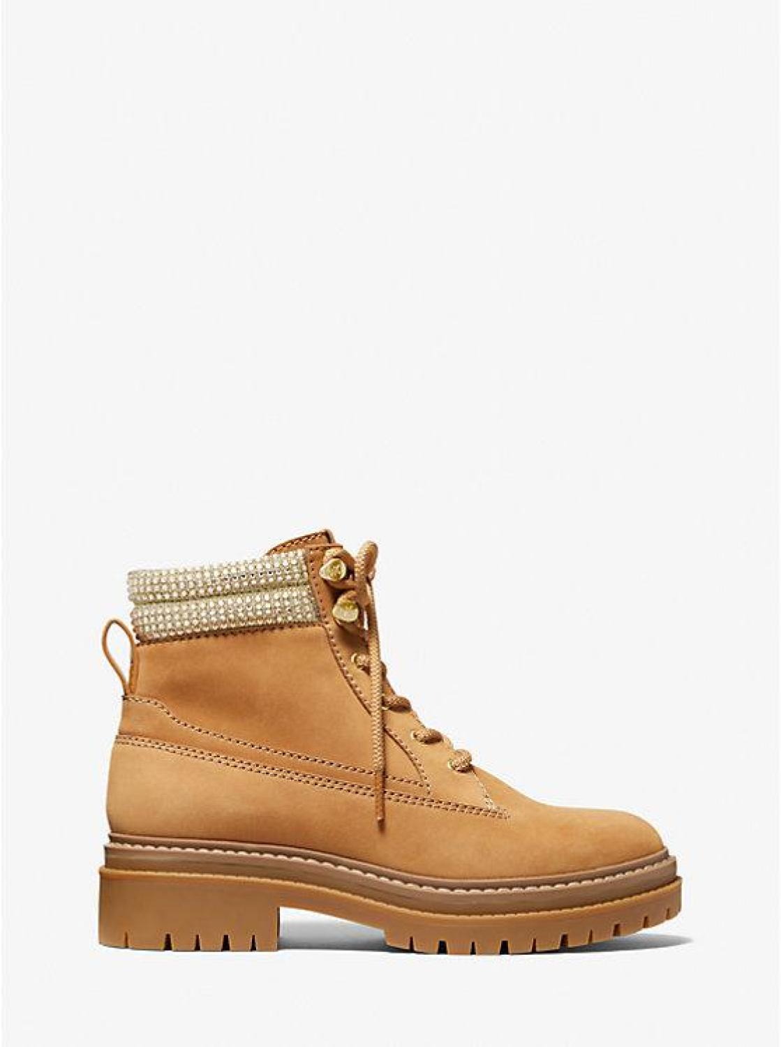 Turner Crystal Embellished Nubuck Boot