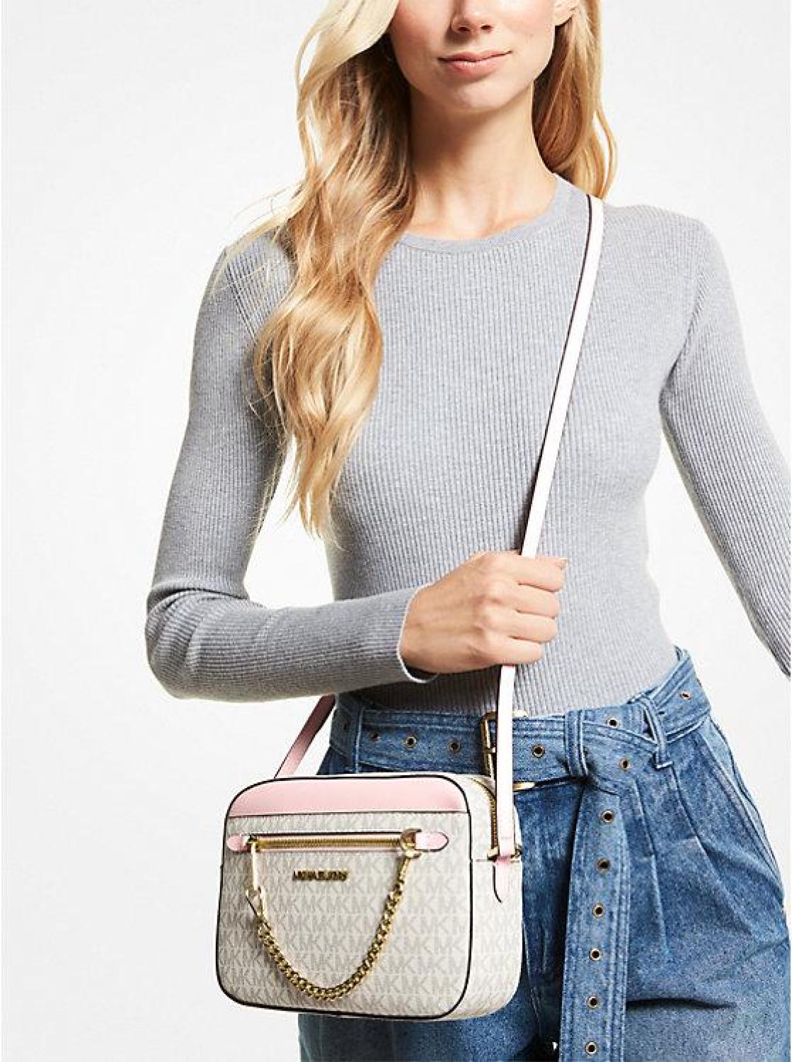 Jet Set Large Logo Crossbody Bag