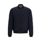 Men's Logo-Badge Quilted Bomber Jacket