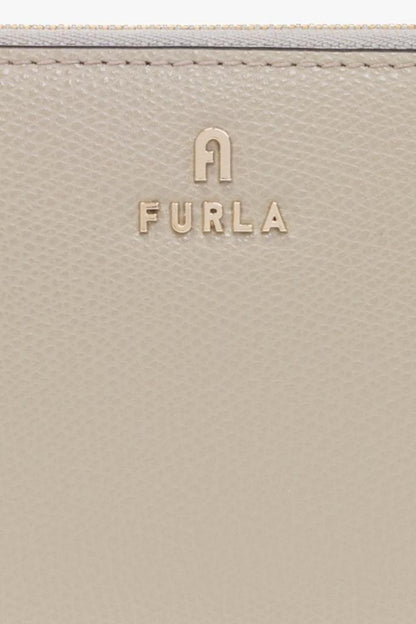 Furla Logo Plaque Zipped Continental Wallet