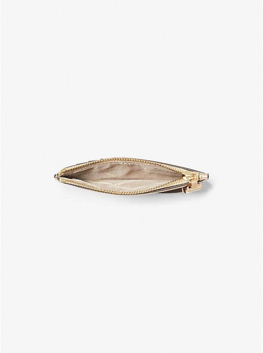 Empire Small Metallic Leather Card Case