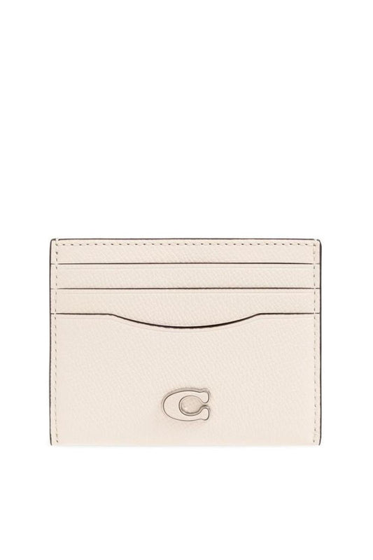 Coach Logo Plaque Card Case