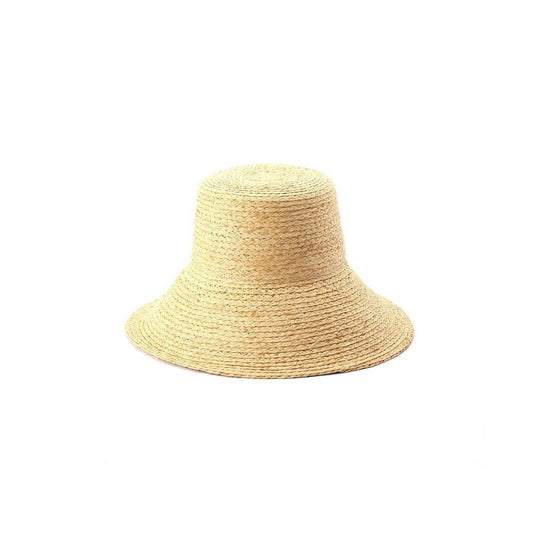 Women's Raffia Long Brim Bucket Hat