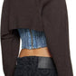 Brown Bolero Cardigan