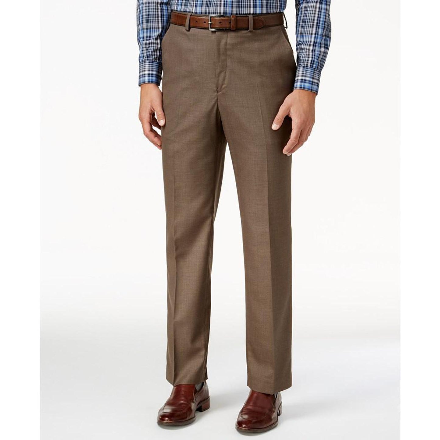 Michael Kors Men's Solid Classic-Fit Stretch Dress Pants