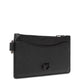 Coach Logo Plaque Zipped Card Case