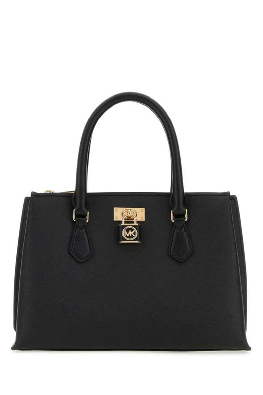 Michael Kors Ruby Padlock Detailed Small Tote Bag