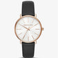 Pyper Rose Gold-Tone and Leather Watch