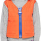 Kids Gray Layered Hoodie