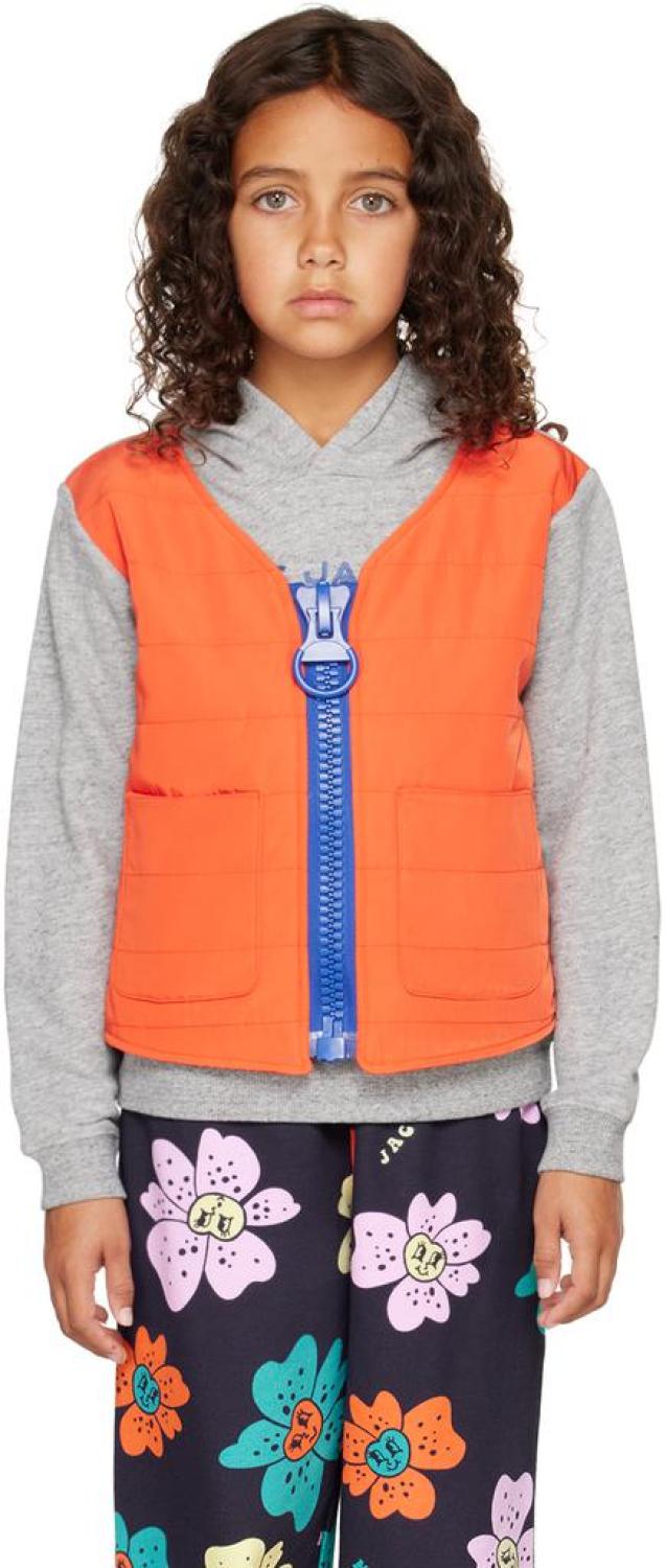 Kids Gray Layered Hoodie