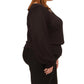 Plus Size Solid Long Sleeve Smocked Top