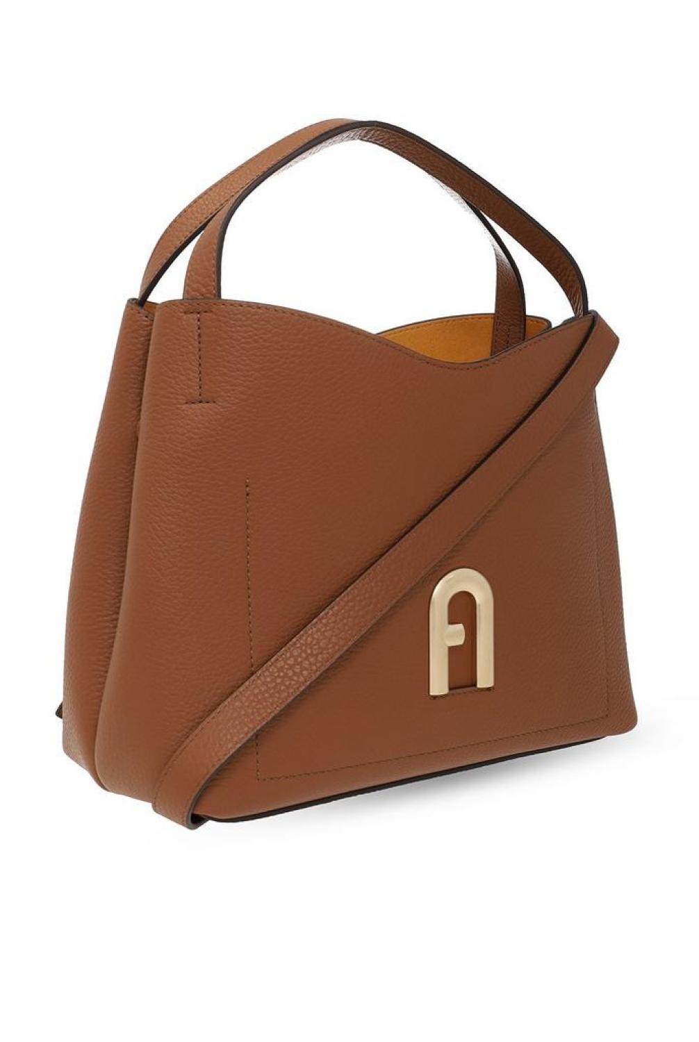 Furla Small Logo-Plaque Tote Bag