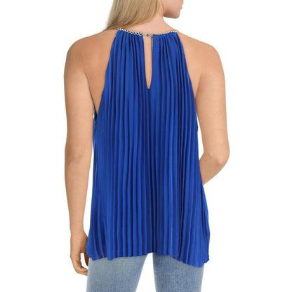 Womens Chiffon Chain Halter Top