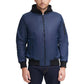 Men's Bomber Jacket with Removable Hooded Inset
