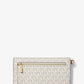 Jet Set Large Signature Logo Envelope Wristlet