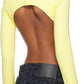 Yellow 'The Cutout' Bodysuit