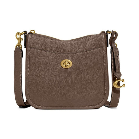 Pebble Leather Chaise Crossbody 19
