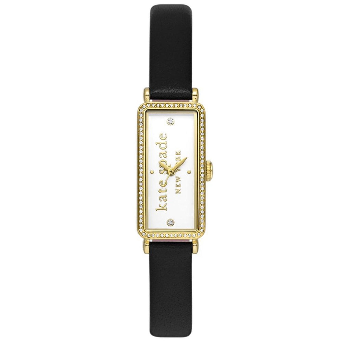 Women's Rosedale Three Hand Black Pro-Planet Leather Watch 32mm