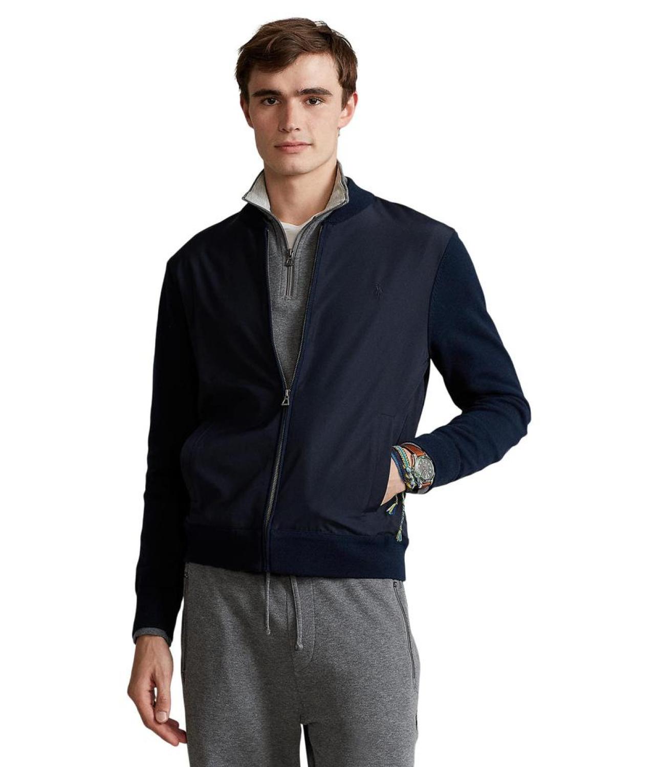 Hybrid Full Zip Sweater