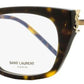 Saint Laurent Women's Cateye Eyeglasses SL M48 004 Havana/Gold 51mm