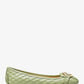 Fulton Logo Embossed Faux Leather Moccasin