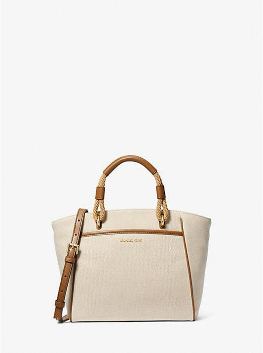 Talia Small Cotton Canvas Tote Bag