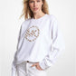 Logo Charm Cotton Blend Sweatshirt