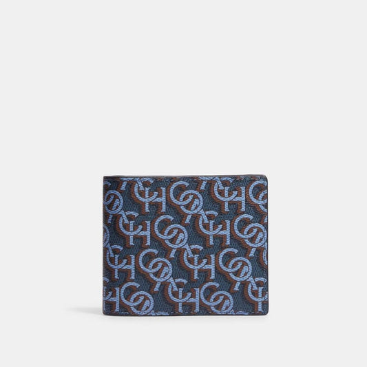 Coach Outlet 3 In 1 Wallet With Signature Monogram Print