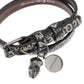 Alexander mcqueen skull double wrap bracelet