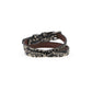 Alexander mcqueen skull double wrap bracelet