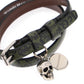 Alexander mcqueen skull double wrap bracelet