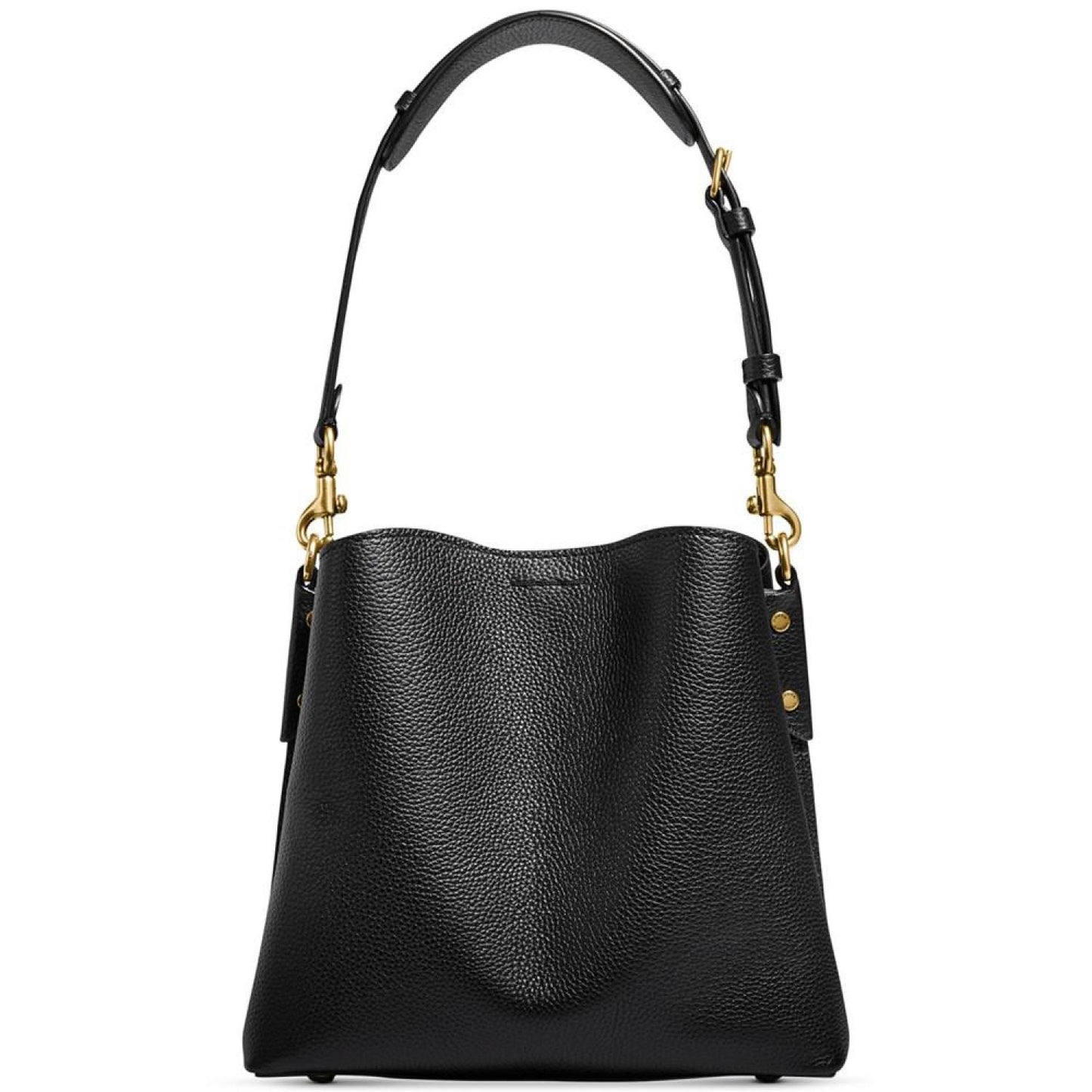 Willow Leather Bucket Bag