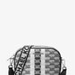 Jet Set Travel Medium Logo Stripe Crossbody Bag
