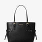 Voyager Small Crossgrain Leather Tote Bag