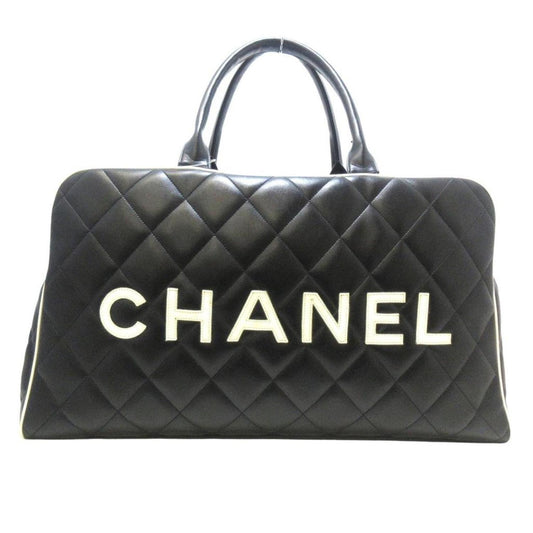 Chanel Matrasse  Leather Travel Bag (Pre-Owned)