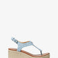 Laney Logo Espadrille Wedge Sandal