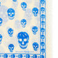 Alexander mcqueen skull scarf in light wool