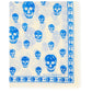 Alexander mcqueen skull scarf in light wool