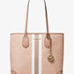 Eva Large Logo Stripe Tote Bag