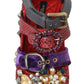 Dolce & Gabbana Red Bellucci Alta Moda Embellished Pumps