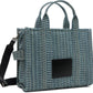 Blue 'The Washed Monogram Medium Tote Bag' Tote