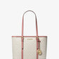 Jet Set Travel Small Logo Top-Zip Tote Bag