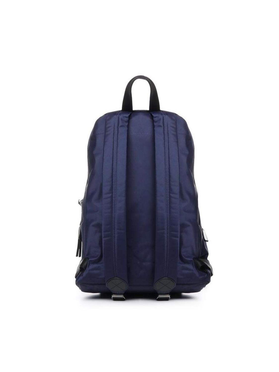 Marc Jacobs The Biker Logo-Patch Zipped Large Backpack