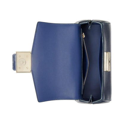 Katy Shiny Textured Leather Top Handle