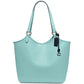 Pebble Leather Day Tote with Removable Pouch