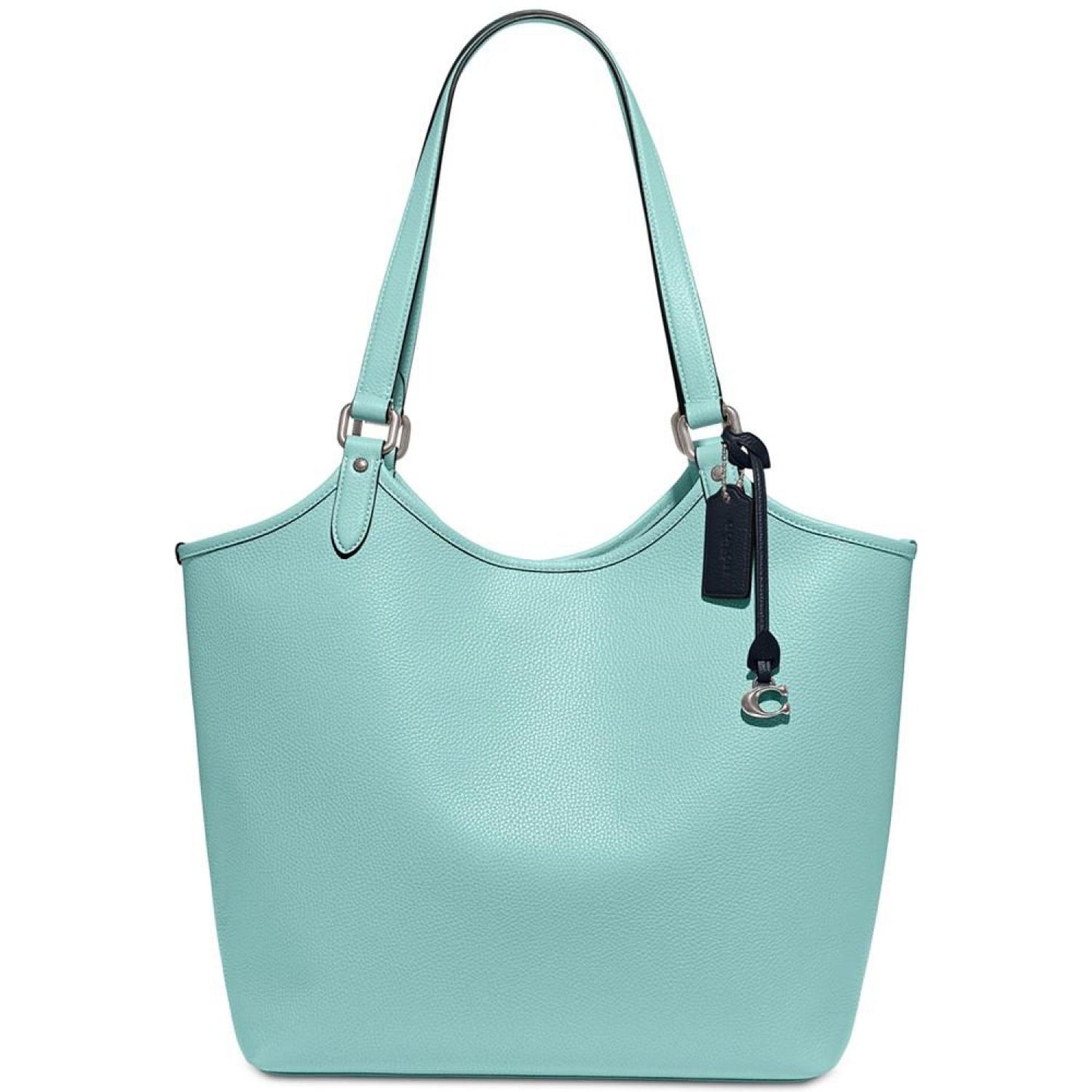 Pebble Leather Day Tote with Removable Pouch