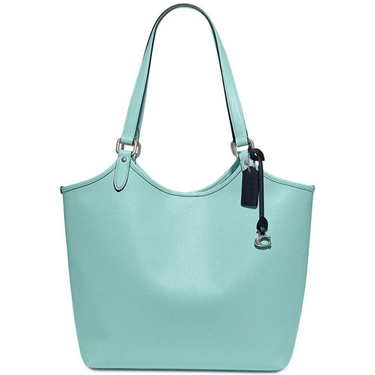 Pebble Leather Day Tote with Removable Pouch