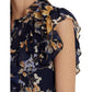 Petite Floral Georgette Sleeveless Shirt