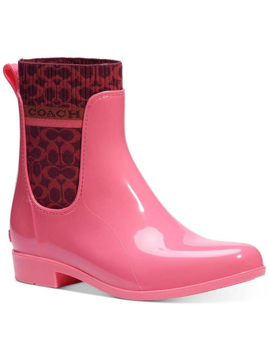 Rivington Womens Knit Ankle Rain Boots